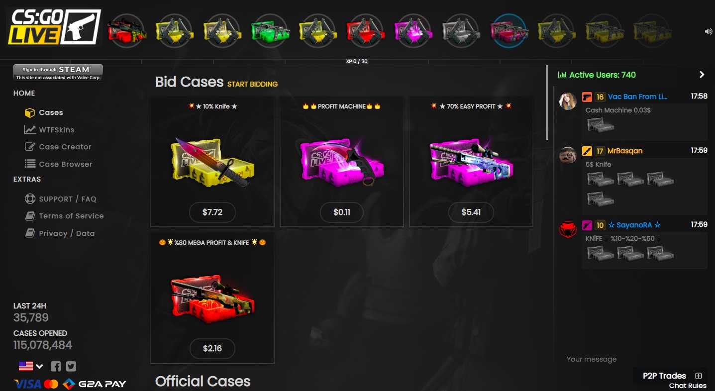 WTFSkins cases